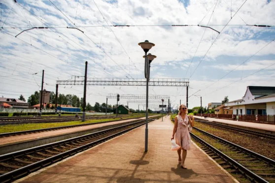 Станцыя Барысаў. Перон