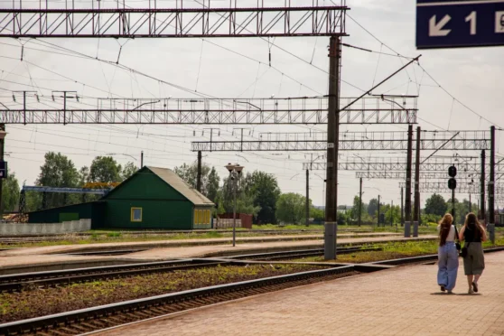 Станцыя Барысаў. Перон